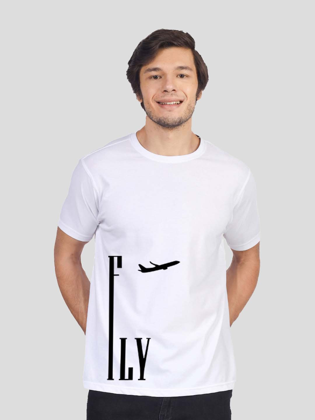 Greylongg Men Graphic Printed Round Neck Cotton T-shirt, White
Greylongg Men Graphic Printed Round Neck Cotton T-shirt, White