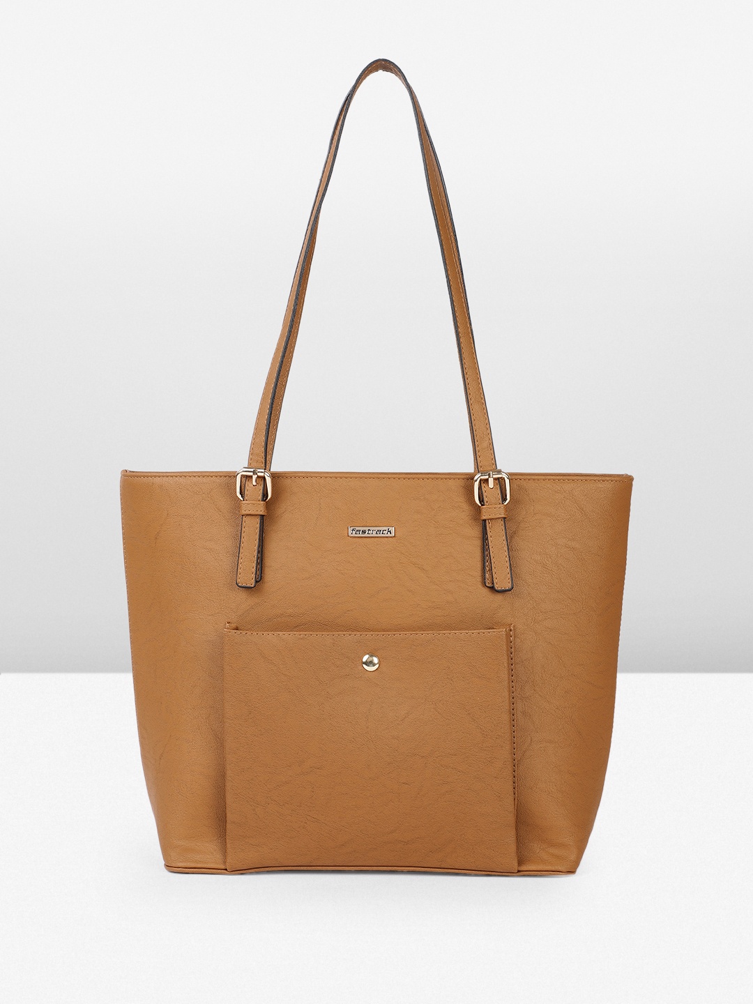 Fastrack Women Solid Structured Work Tote with Quick Access Pocket & Zipper Compartment, Brown
Fastrack Women Solid Structured Work Tote with Quick Access Pocket & Zipper Compartment, Brown