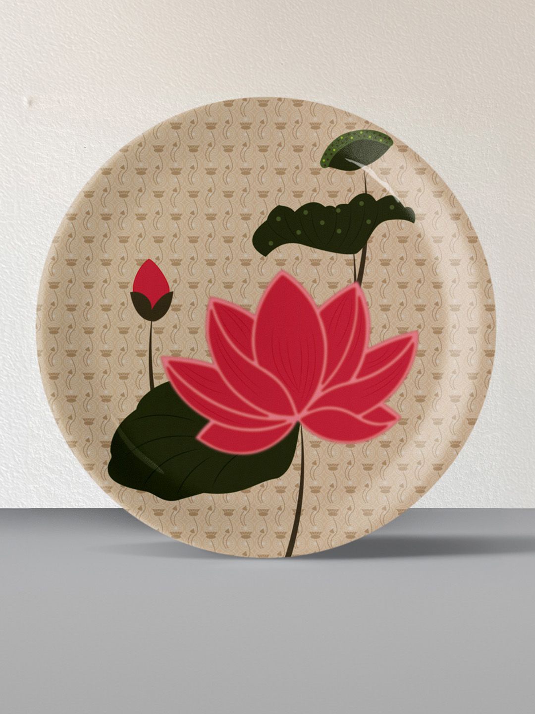 nestroots Symbol of Beauty and Purity Floral Beige & Green Printed Ceramic Wall Plate
nestroots Symbol of Beauty and Purity Floral Beige & Green Printed Ceramic Wall Plate