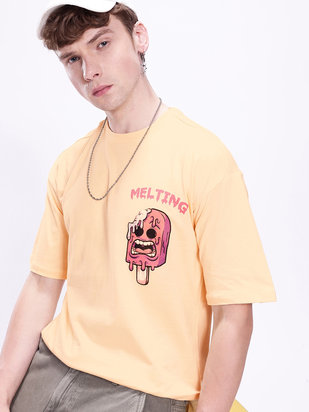 Kook N Keech Typography Printed Drop-Shoulder Sleeves Pure Cotton Oversized T-shirt, Beige
Kook N Keech Typography Printed Drop-Shoulder Sleeves Pure Cotton Oversized T-shirt, Beige