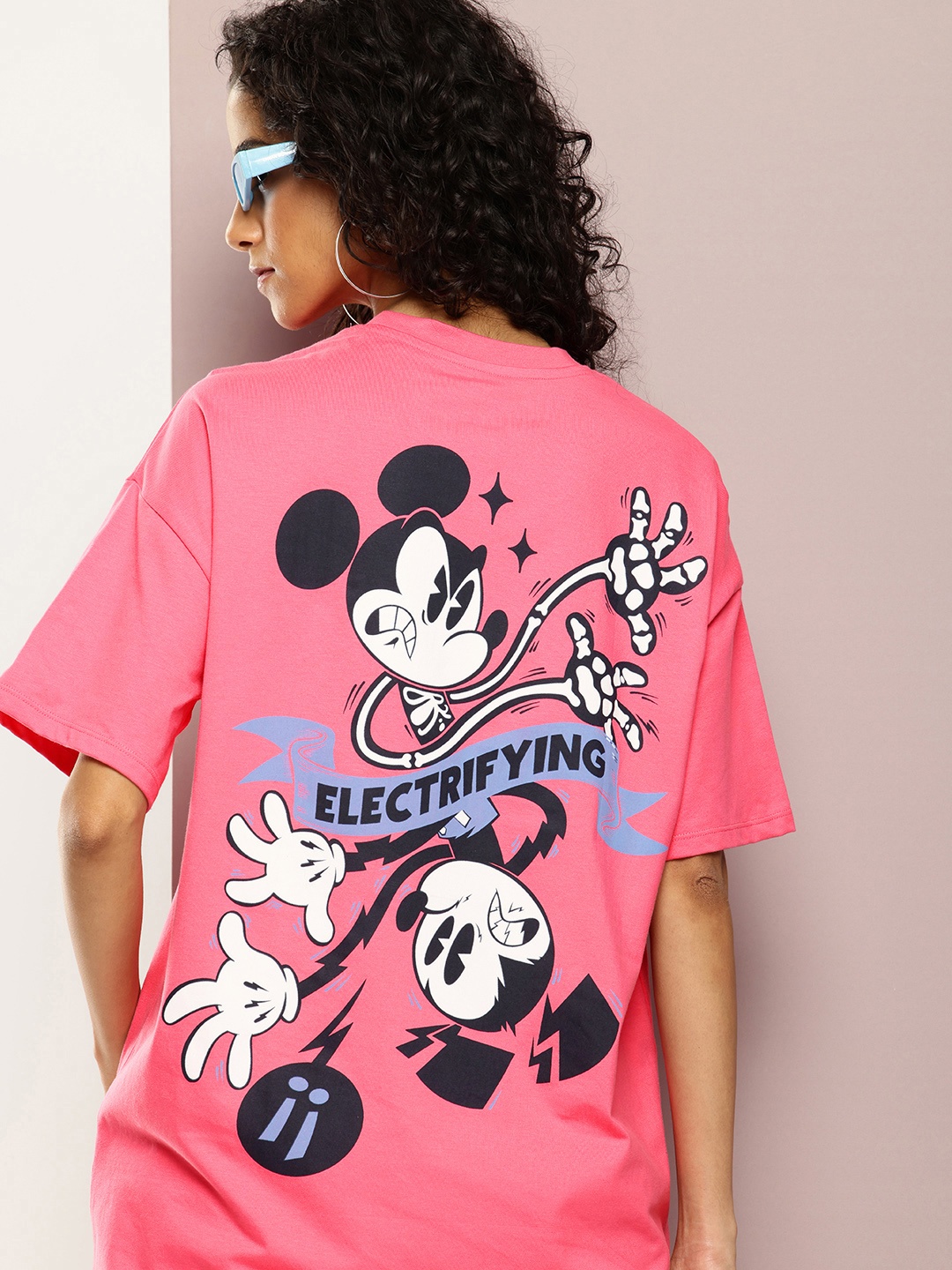 Kook N Keech Disney Mickey Mouse Printed Drop-Shoulder Sleeves Oversized T-shirt, Pink
Kook N Keech Disney Mickey Mouse Printed Drop-Shoulder Sleeves Oversized T-shirt, Pink