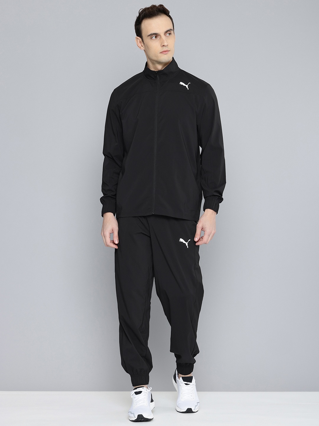 Puma TRAIN FAV DryCell Moisture Management Jacket & Joggers Training Tracksuit, Black
Puma TRAIN FAV DryCell Moisture Management Jacket & Joggers Training Tracksuit, Black