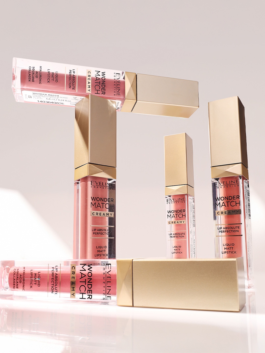 Eveline Cosmetics Wonder Match Creamy Liquid Matte Lipstick - 6.8 ml - Caramel - 04, Brown
Eveline Cosmetics Wonder Match Creamy Liquid Matte Lipstick - 6.8 ml - Caramel - 04, Brown
