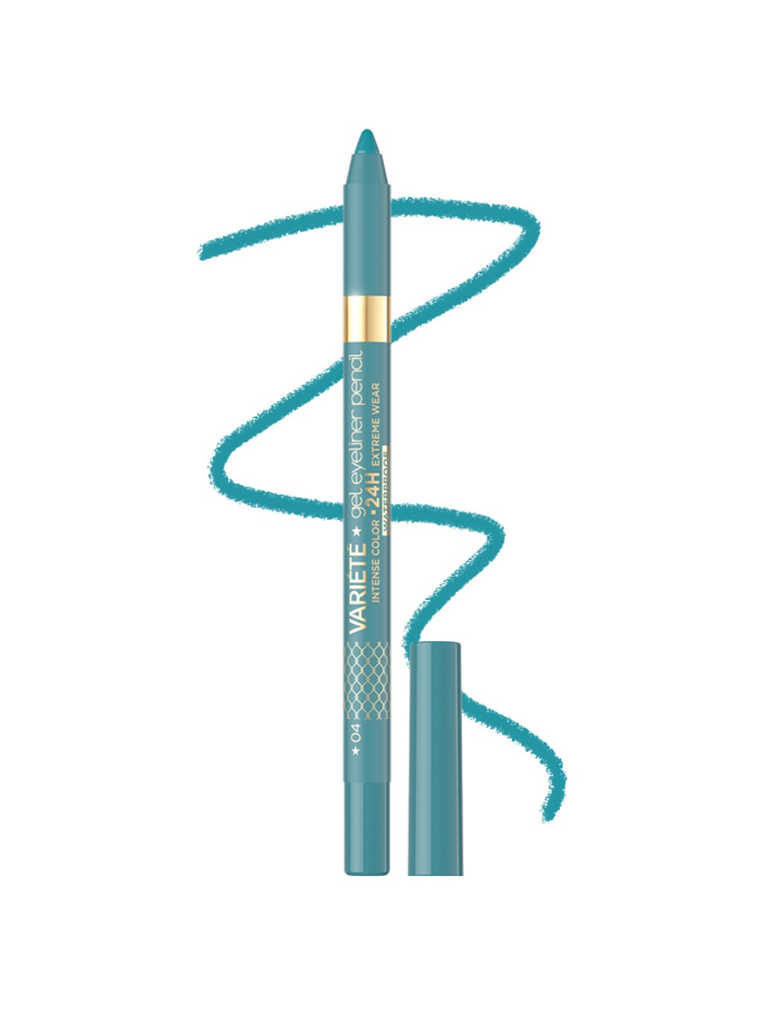 Eveline Cosmetics Variete 24h Waterproof Gel Eyeliner Pencil - 1.3 g - Lagoon - 04, Blue
Eveline Cosmetics Variete 24h Waterproof Gel Eyeliner Pencil - 1.3 g - Lagoon - 04, Blue