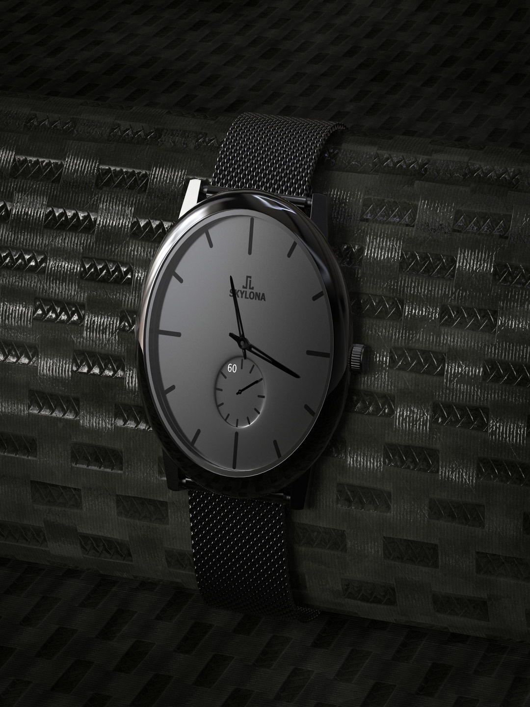 SKYLONA Men Round Dial Bracelet Style Straps Quartz Analogue Watch Biden Black Chain-Black
SKYLONA Men Round Dial Bracelet Style Straps Quartz Analogue Watch Biden Black Chain-Black