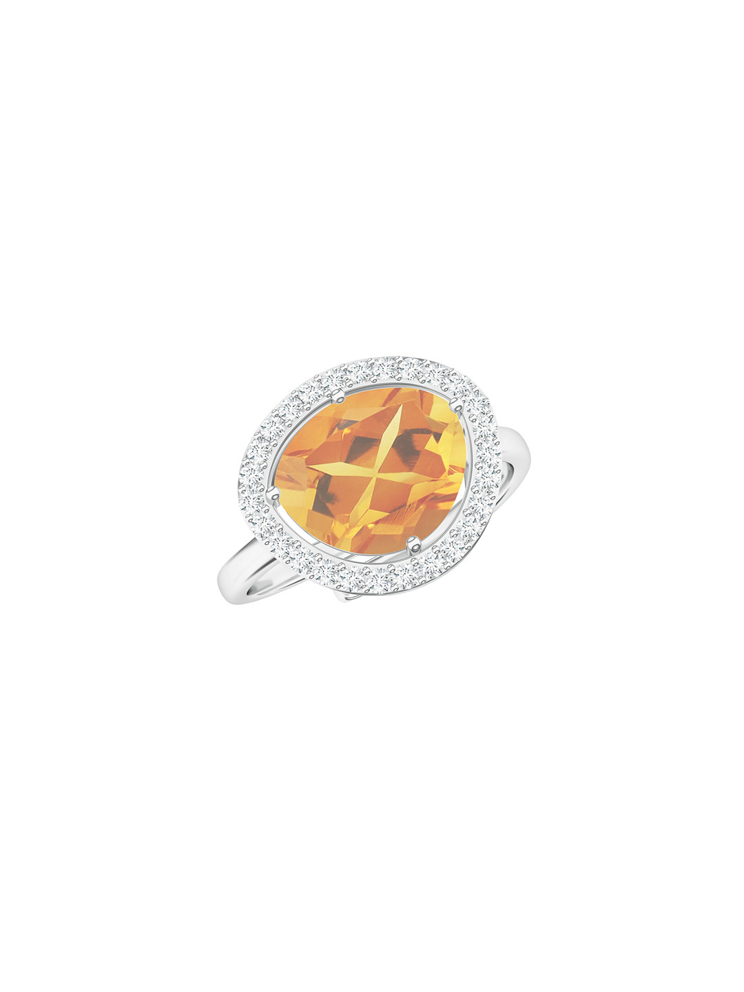 Kicky And Perky 925 Sterling Silver Rhodium-Plated Citrine Stone Studded Finger Ring
Kicky And Perky 925 Sterling Silver Rhodium-Plated Citrine Stone Studded Finger Ring