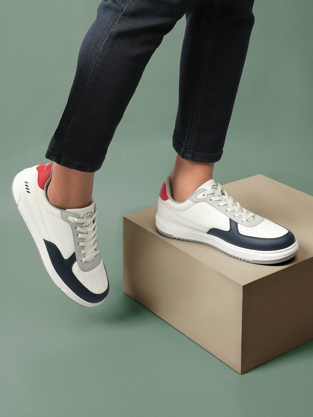 Flying Machine Men PU Sneakers, Navy blue
Flying Machine Men PU Sneakers, Navy blue