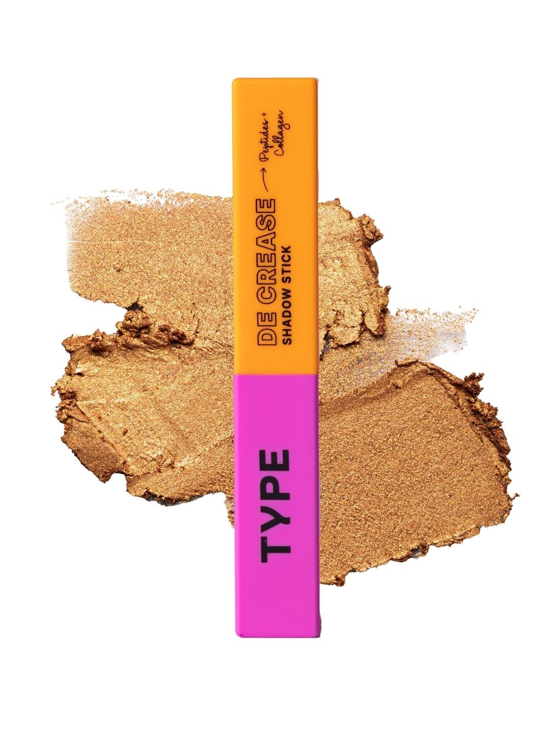 TYPE BEAUTY INC De Crease Shadow Stick With Peptides & Collagen - 2.5 g - Golden Glare 707, Metallic
TYPE BEAUTY INC De Crease Shadow Stick With Peptides & Collagen - 2.5 g - Golden Glare 707, Metallic