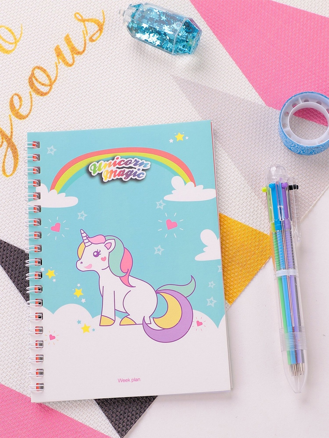 Tinker Squad Kids Unicorn Diary Notebook with Multi Color Pen Box Stationery Gift Set, Blue
Tinker Squad Kids Unicorn Diary Notebook with Multi Color Pen Box Stationery Gift Set, Blue
