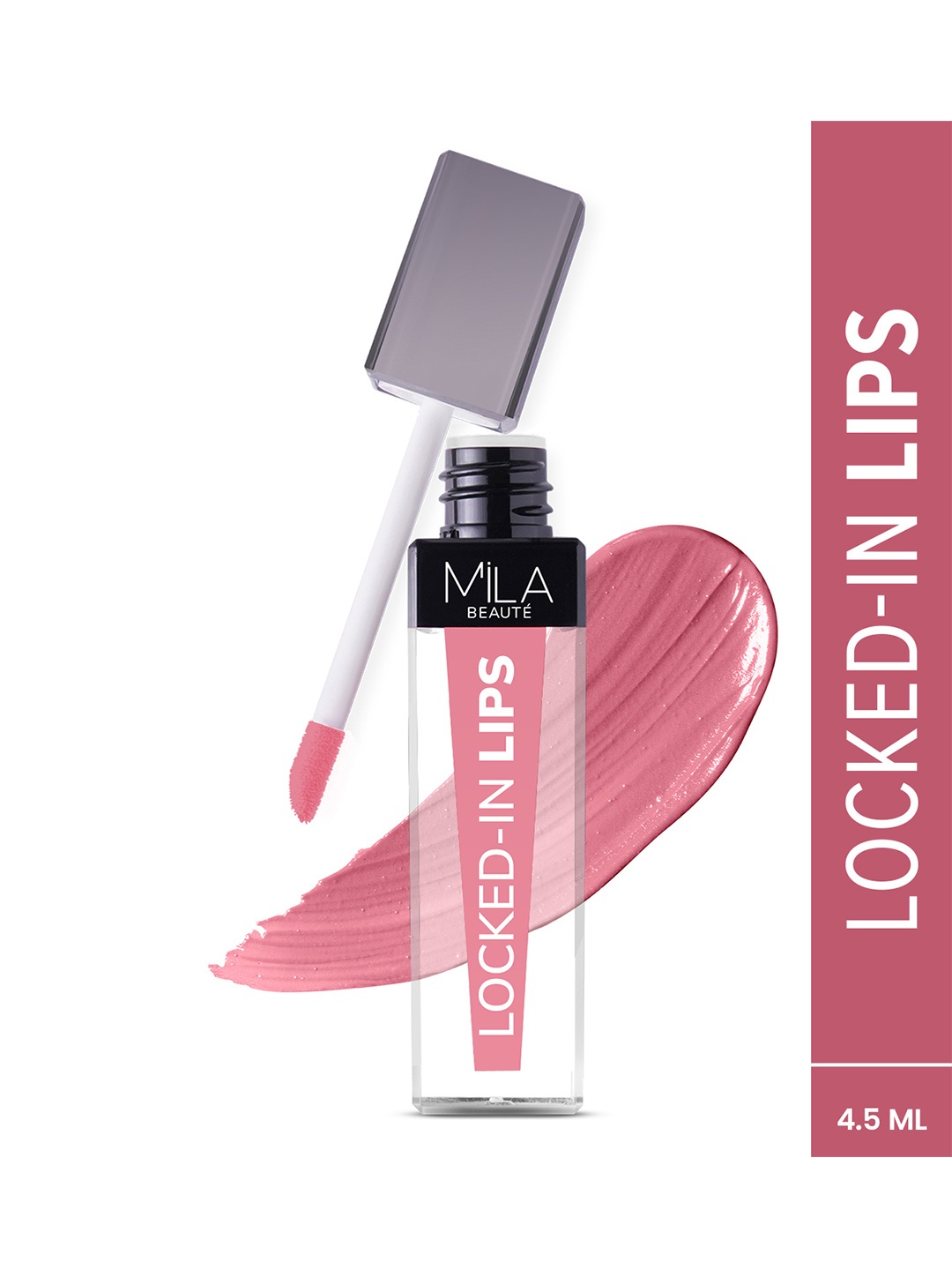 MILA BEAUTE Locked In Lips Transfer Proof Liquid Lipstick - 4.5 ml - Cotton Candy, Pink
MILA BEAUTE Locked In Lips Transfer Proof Liquid Lipstick - 4.5 ml - Cotton Candy, Pink