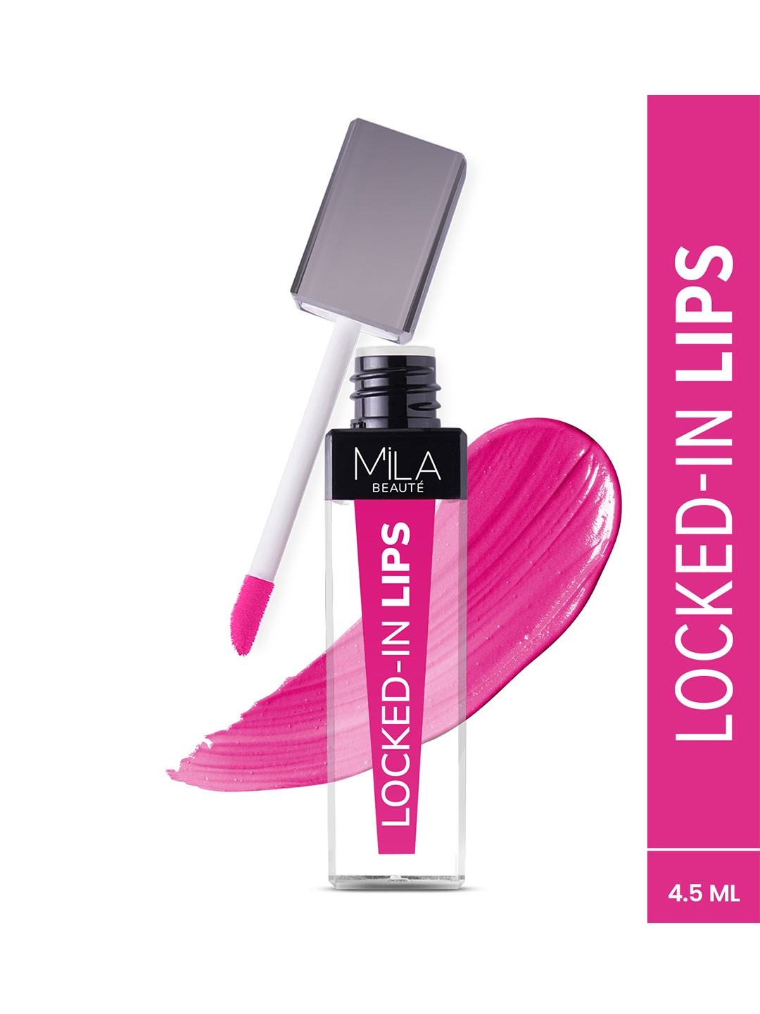 MILA BEAUTE Locked In Lips Transfer Proof Liquid Lipstick - 4.5 ml - Dragonfruit, Pink
MILA BEAUTE Locked In Lips Transfer Proof Liquid Lipstick - 4.5 ml - Dragonfruit, Pink