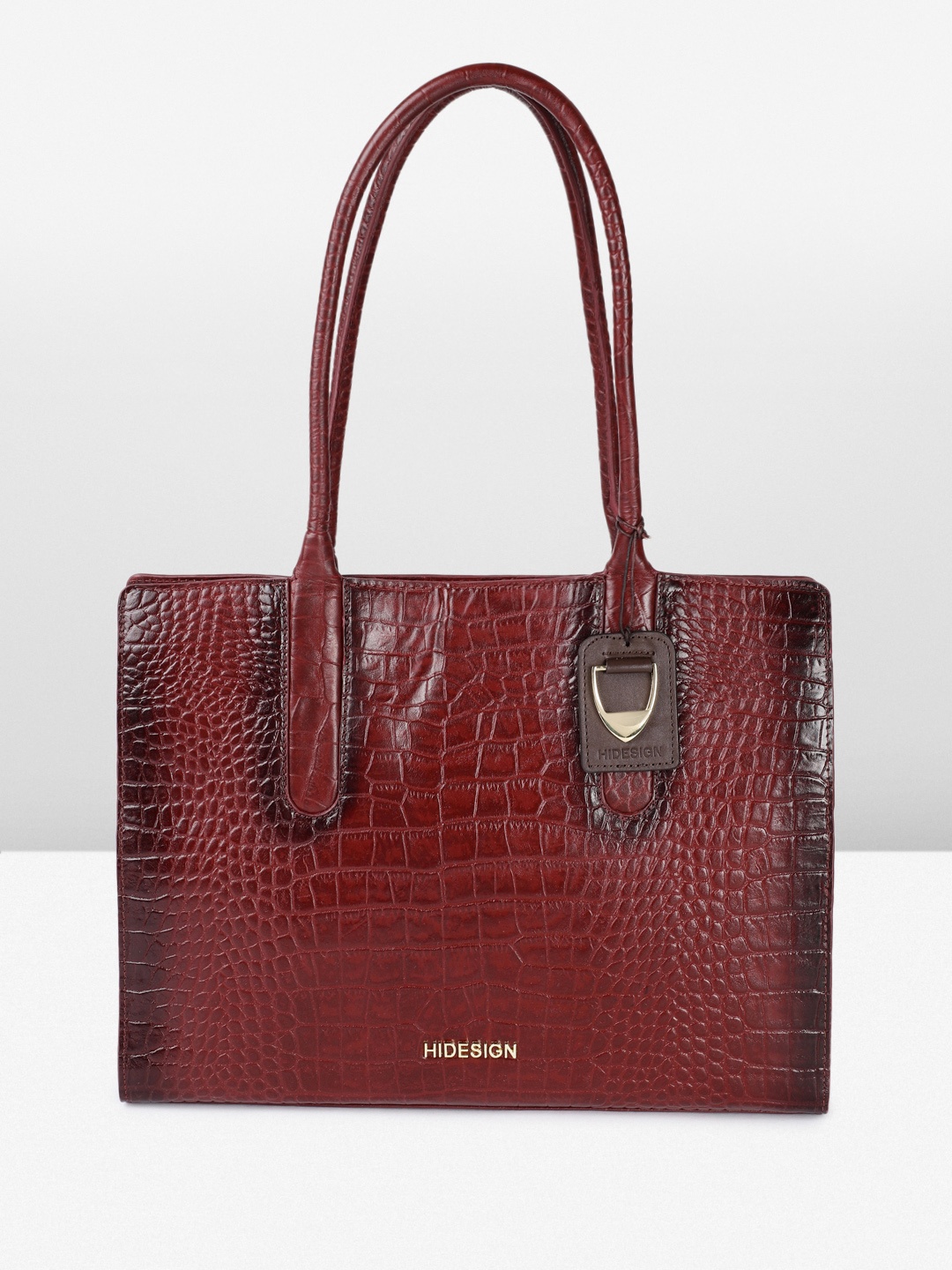 Hidesign ARLETTE 02 SHINY CROCO Animal Textured Structured Shoulder Bag, Maroon
Hidesign ARLETTE 02 SHINY CROCO Animal Textured Structured Shoulder Bag, Maroon