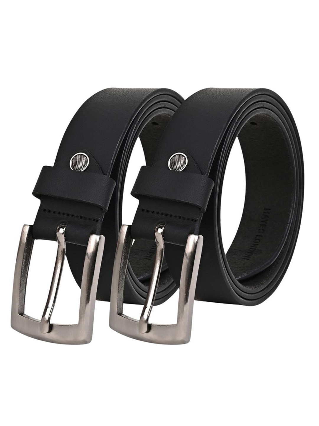 Hayes London Men Leather Belts Combo Pack of 2 Stylish Genuine Formal Belt, Black
Hayes London Men Leather Belts Combo Pack of 2 Stylish Genuine Formal Belt, Black