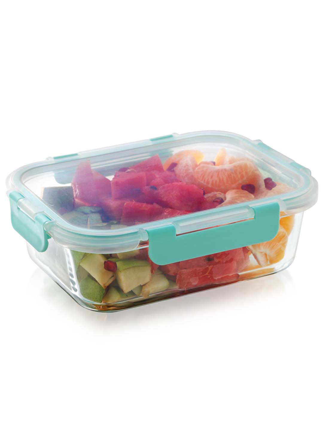 Magnus Glock Borosilicate Glass Food Rectangle Microwave Safe Container-1040ML, Green
Magnus Glock Borosilicate Glass Food Rectangle Microwave Safe Container-1040ML, Green