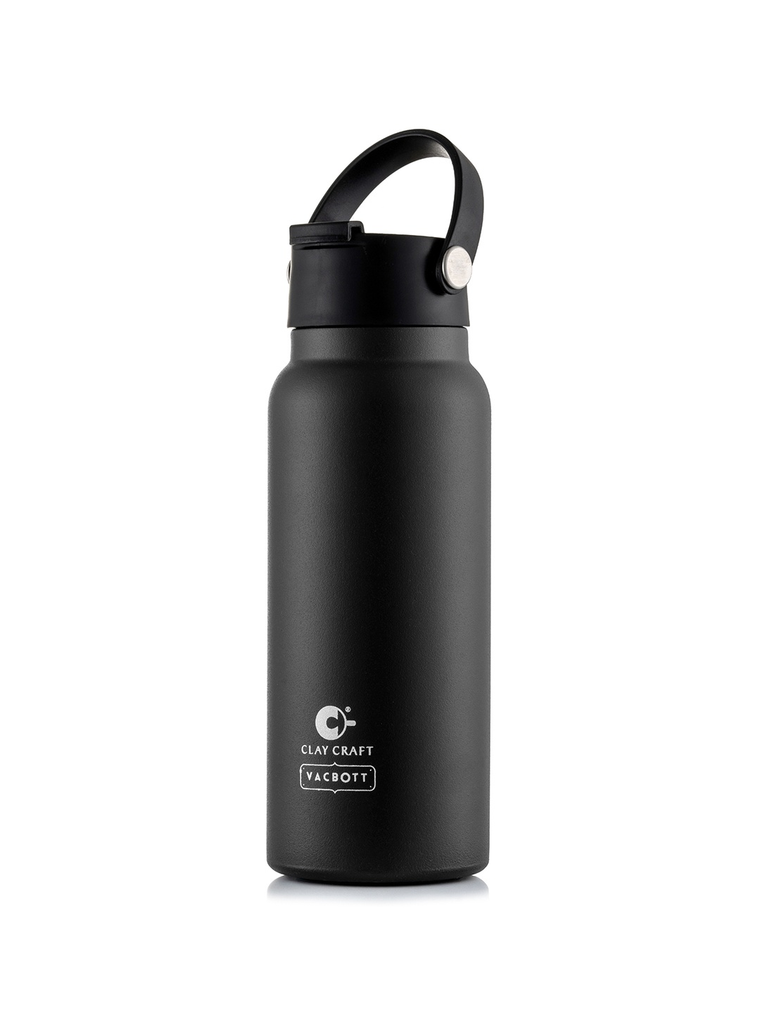 CLAY CRAFT Vacbott Black Brand Logo Printed BPA Free Double Wall Vacuum Water Bottle 700ML
CLAY CRAFT Vacbott Black Brand Logo Printed BPA Free Double Wall Vacuum Water Bottle 700ML