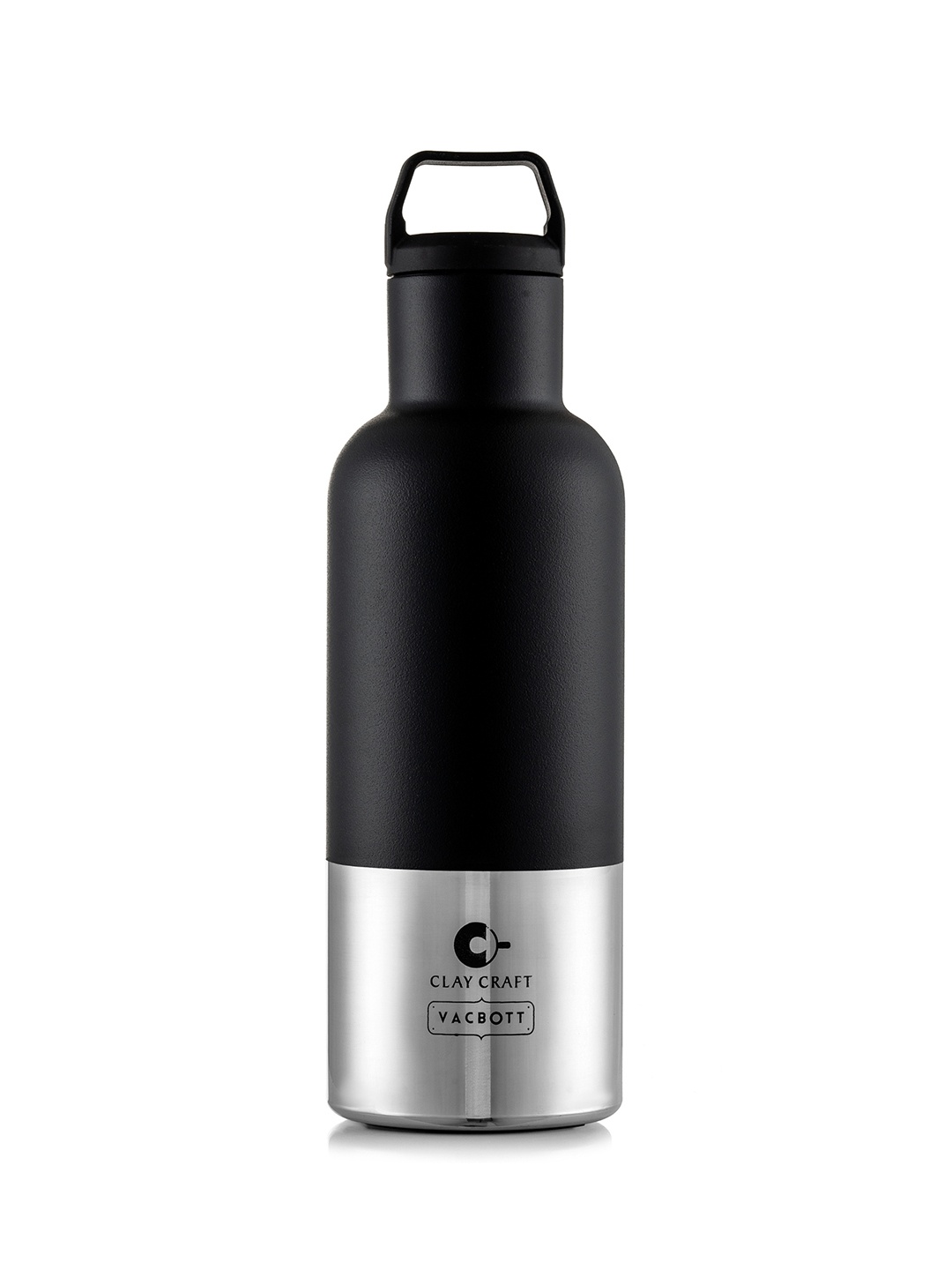 CLAY CRAFT Vacbott Black Brand Logo Printed BPA Free Double Wall Vacuum Water Bottle 700ML
CLAY CRAFT Vacbott Black Brand Logo Printed BPA Free Double Wall Vacuum Water Bottle 700ML