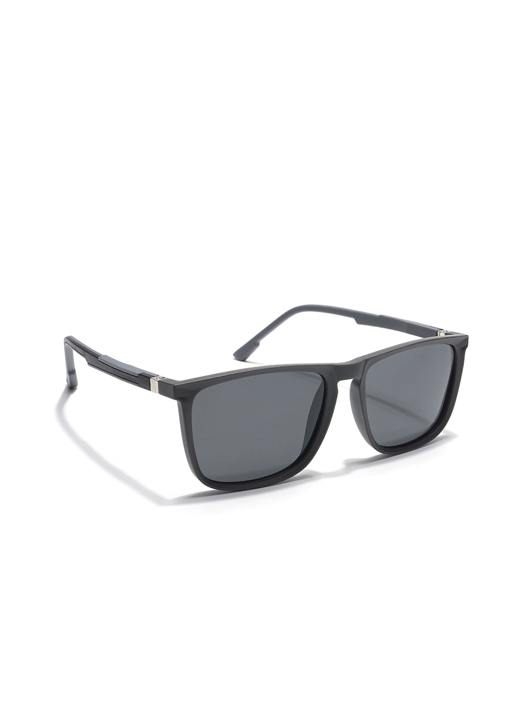 Eyejack Men Square Full Rim Sunglasses with Polarised and UV Protected Lens 17001PCL745, Black
Eyejack Men Square Full Rim Sunglasses with Polarised and UV Protected Lens 17001PCL745, Black