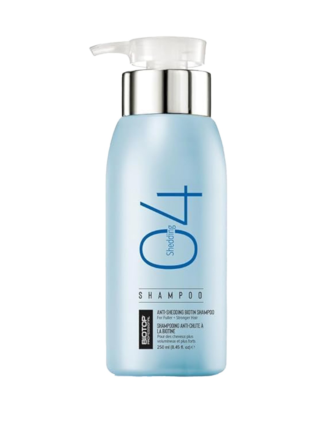 BIOTOP PROFESSIONAL 04 Shedding Shampoo with Biotin & Red Clover Extract - 250ml, Blue
BIOTOP PROFESSIONAL 04 Shedding Shampoo with Biotin & Red Clover Extract - 250ml, Blue