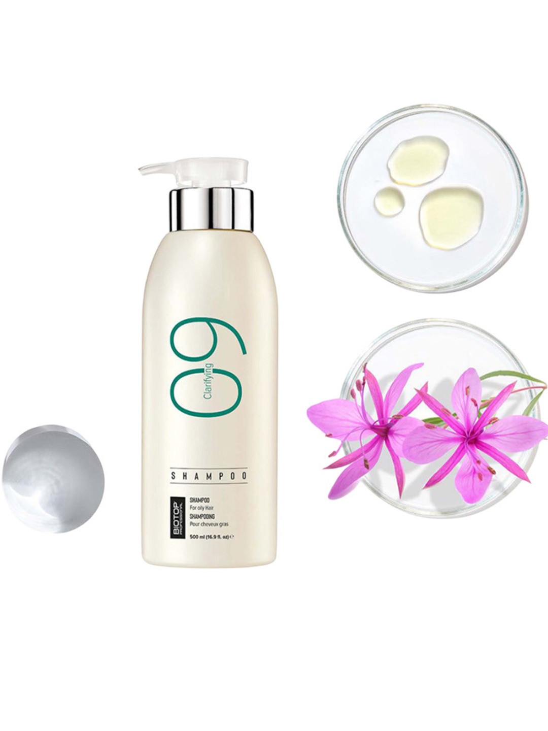 BIOTOP PROFESSIONAL 09 Clarifying Shampoo with Epilobium Fleischeri & Azelaic Acid - 250ml, Beige
BIOTOP PROFESSIONAL 09 Clarifying Shampoo with Epilobium Fleischeri & Azelaic Acid - 250ml, Beige