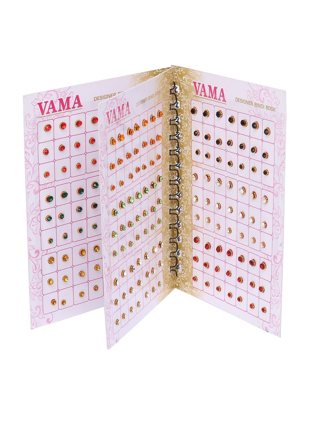 VAMA Crystal Multicolour Small Size Stone Bindis Sindoor Sticker Colourful Mini Bindi Book, Multi
VAMA Crystal Multicolour Small Size Stone Bindis Sindoor Sticker Colourful Mini Bindi Book, Multi
