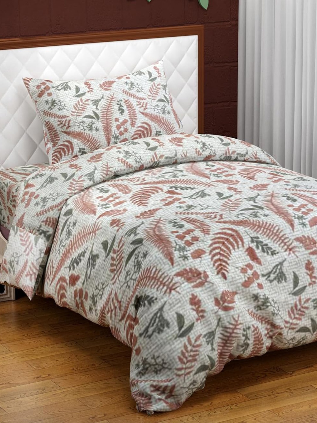 Trance Home Linen Pure Cotton Printed Single Rajai Cover/Blanket Cover/Quilt Cover with Zipper, Peach
Trance Home Linen Pure Cotton Printed Single Rajai Cover/Blanket Cover/Quilt Cover with Zipper, Peach