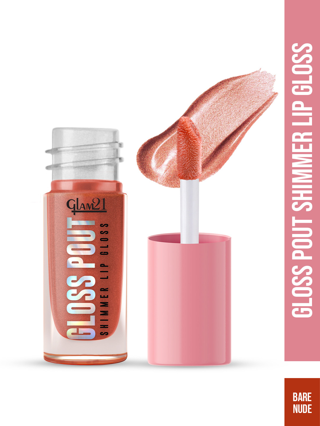 GLAM21 Gloss Pout Shimmer High Shine Glossy Finish Lip Gloss 7 g - Bare Nude 02
GLAM21 Gloss Pout Shimmer High Shine Glossy Finish Lip Gloss 7 g - Bare Nude 02