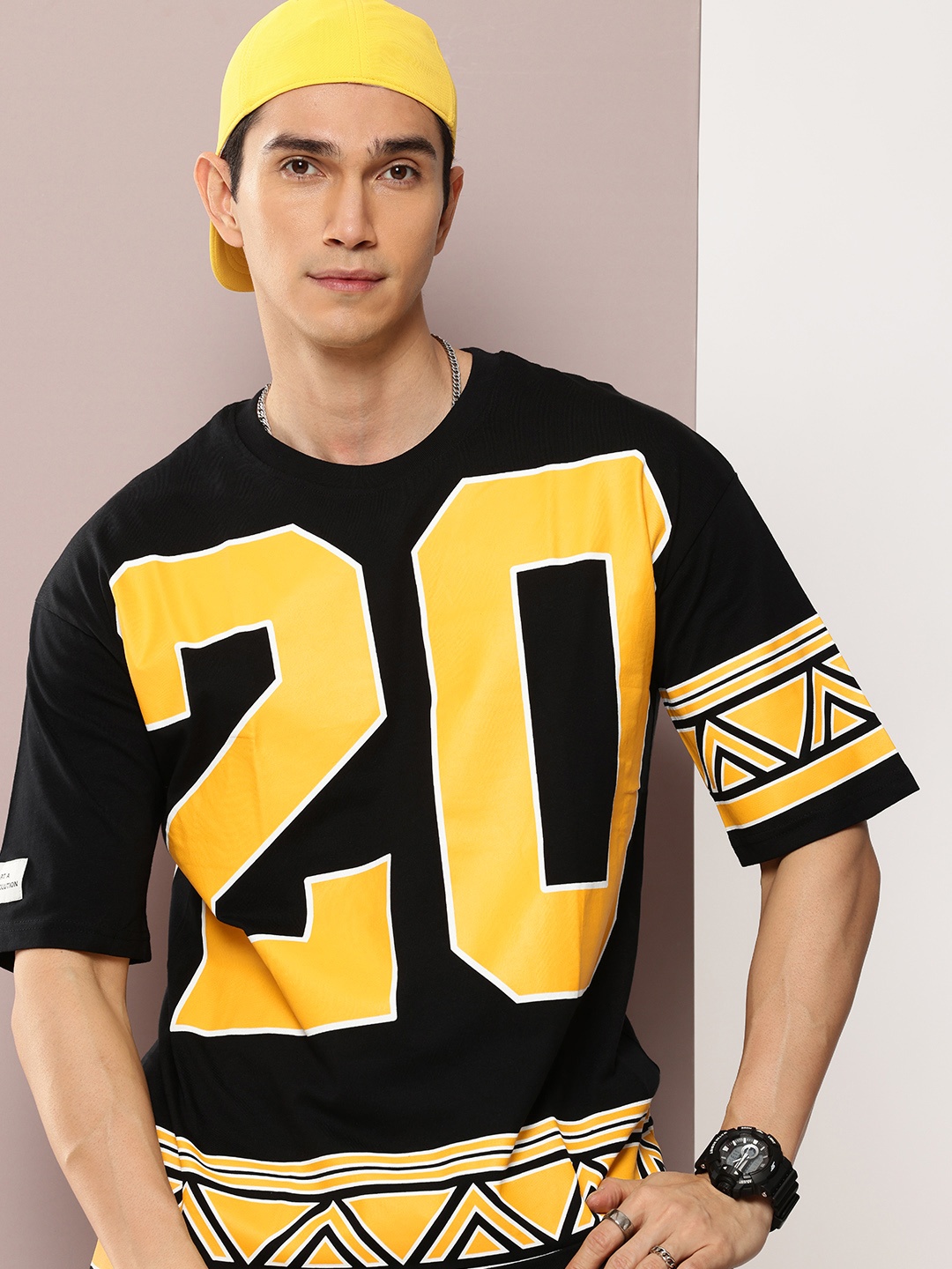 Kook N Keech Oversized Fit Typography Printed Drop-Shoulder Sleeves Pure Cotton T-shirt, Black
Kook N Keech Oversized Fit Typography Printed Drop-Shoulder Sleeves Pure Cotton T-shirt, Black
