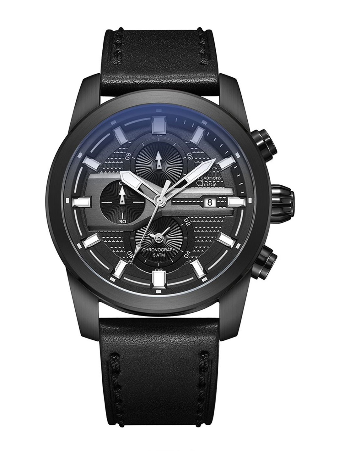Alexandre Christie Men Dial & Leather Bracelet Style Straps Analogue Watch 6562MCLIPBA, Black
Alexandre Christie Men Dial & Leather Bracelet Style Straps Analogue Watch 6562MCLIPBA, Black
