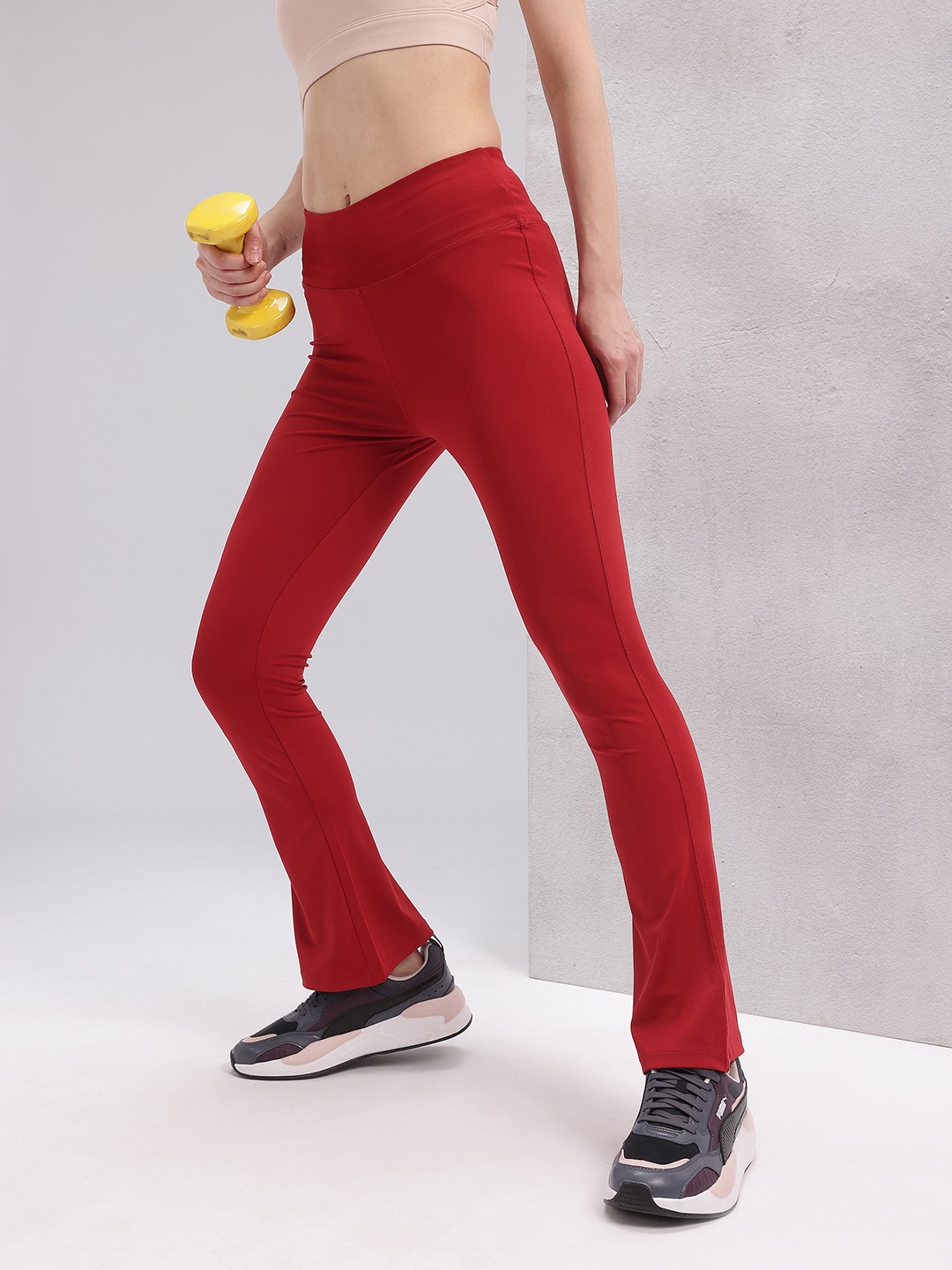 HRX by Hrithik Roshan Women Rapid-Dry Flared Training Tights with Reflective Details, Red
HRX by Hrithik Roshan Women Rapid-Dry Flared Training Tights with Reflective Details, Red