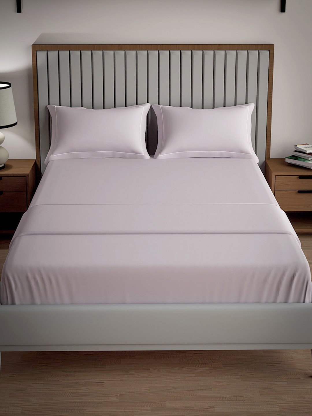 Mulberry Living Serenity Cameo Rose 250 TC Queen Size Cotton Bedsheet & 2 Pillow Covers
Mulberry Living Serenity Cameo Rose 250 TC Queen Size Cotton Bedsheet & 2 Pillow Covers