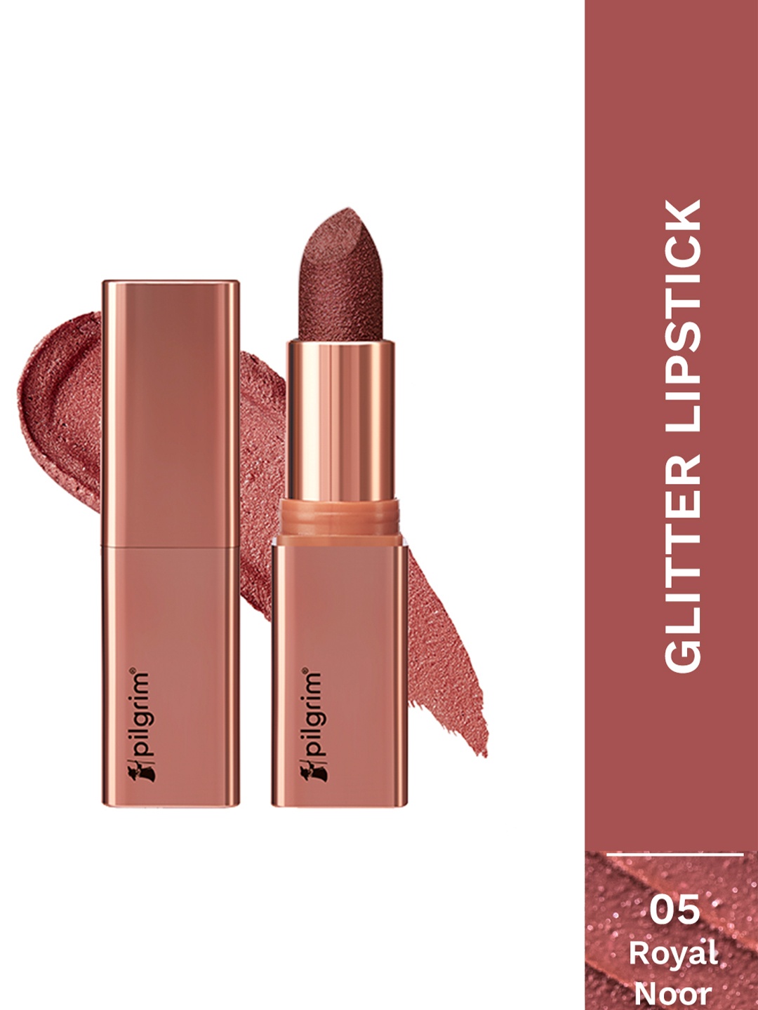 Pilgrim Dubai Bling 3D Glitter Formula With Matte Finish Lipstick- 4.2 g- Royal Noor-05, Red
Pilgrim Dubai Bling 3D Glitter Formula With Matte Finish Lipstick- 4.2 g- Royal Noor-05, Red