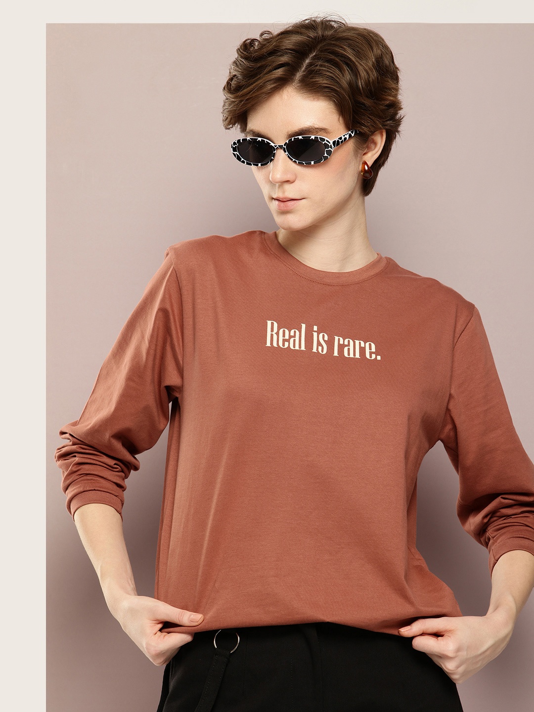 DILLINGER Typography Printed Drop-Shoulder Sleeves Pure Cotton Oversized T-shirt, Brown
DILLINGER Typography Printed Drop-Shoulder Sleeves Pure Cotton Oversized T-shirt, Brown