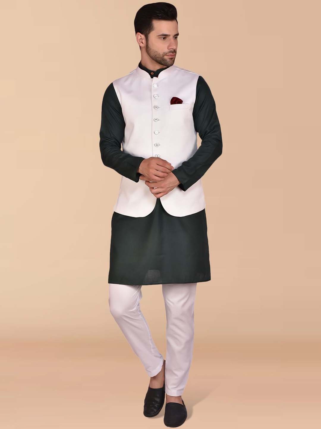 PRINTINDIA Mandarin Collar Pure Cotton Straight Kurta With Trouser & Nehru jacket, Blue
PRINTINDIA Mandarin Collar Pure Cotton Straight Kurta With Trouser & Nehru jacket, Blue