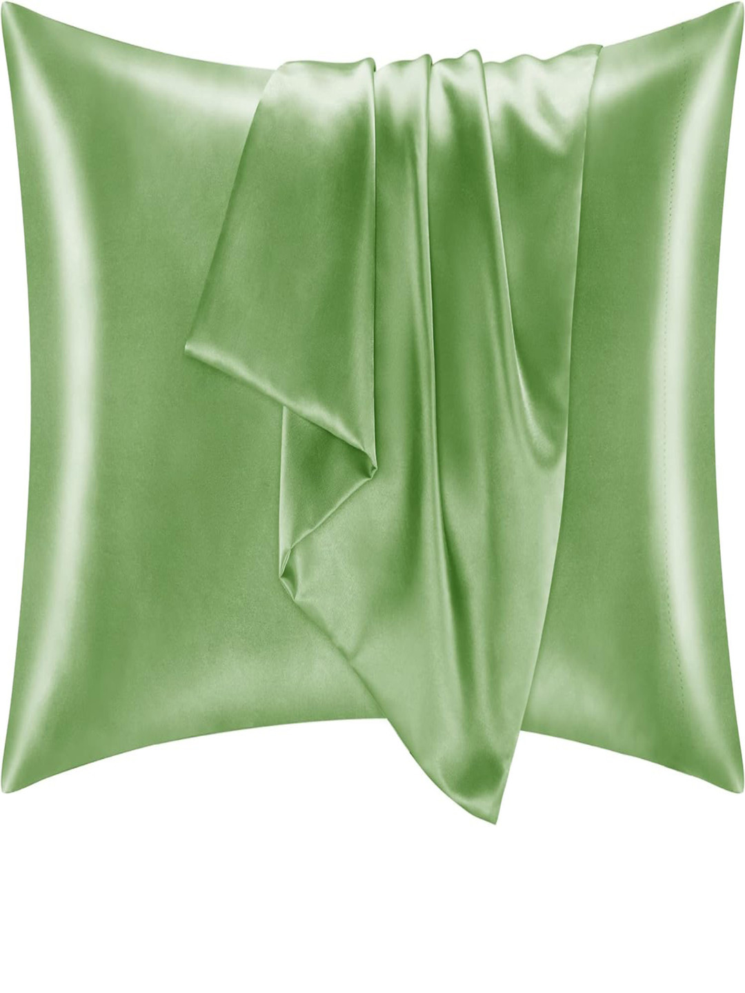 DEHMAN Green 2 Pieces Pure Silk Rectangle Pillow Covers 
DEHMAN Green 2 Pieces Pure Silk Rectangle Pillow Covers