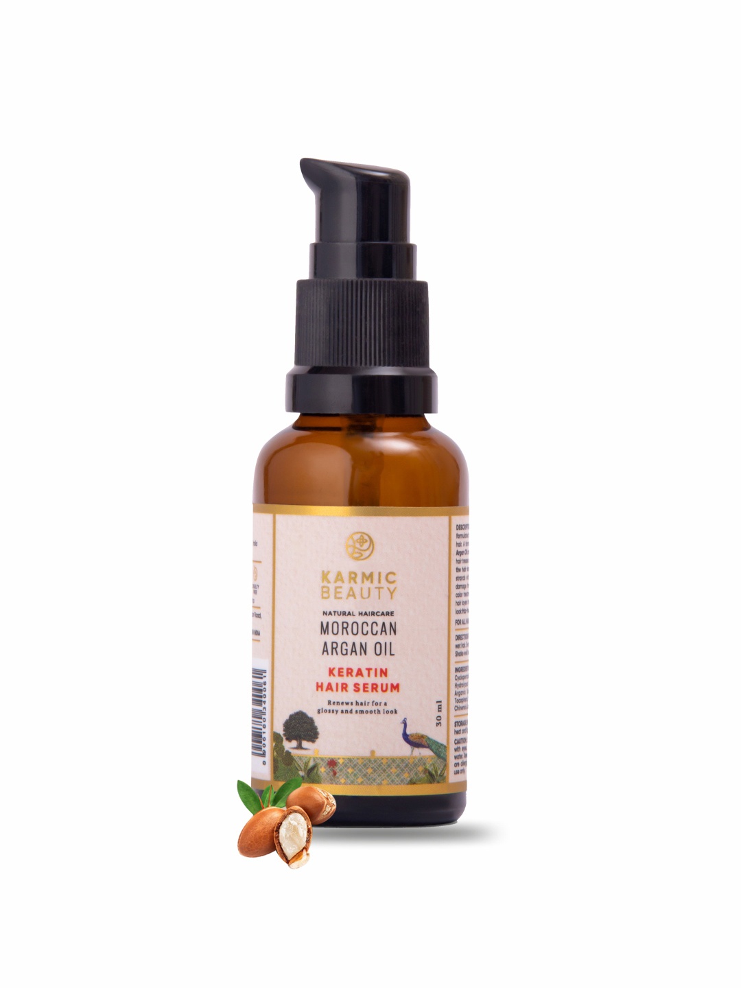 KARMIC BEAUTY Natural Haircare Moroccan Argan Keratin Hair Serum - 30 ml, Transparent
KARMIC BEAUTY Natural Haircare Moroccan Argan Keratin Hair Serum - 30 ml, Transparent