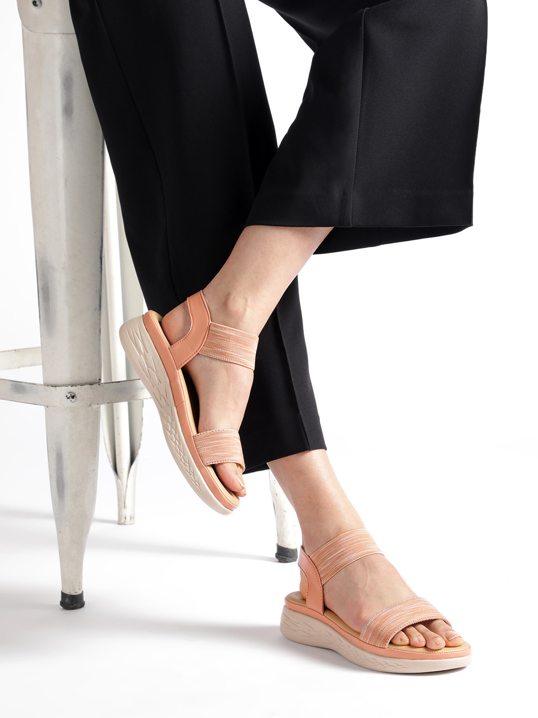 Marc Loire Embellished Platform Sandals, Pink 
Marc Loire Embellished Platform Sandals, Pink