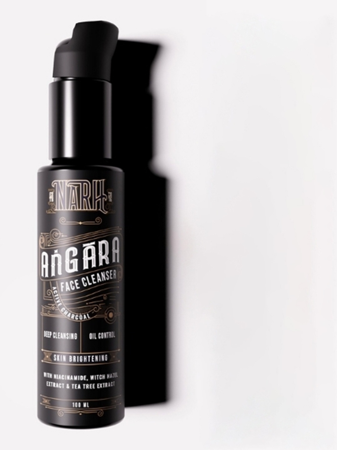 NARH Angara Men Face Wash With Activated Charcoal & Witch Hazel Extract- 100 ml, Black
NARH Angara Men Face Wash With Activated Charcoal & Witch Hazel Extract- 100 ml, Black