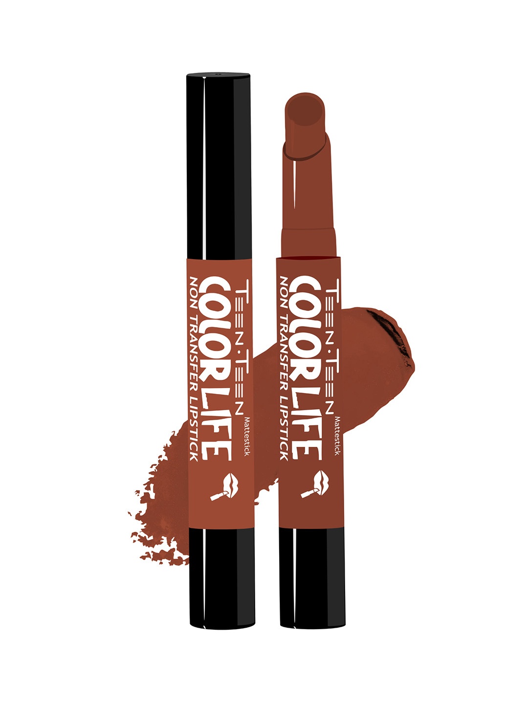TEEN TEEN COSMETICS Color Life Non-Transfer Long Lasting Lipstick - 2g- Hot-Chocolate - 04, Brown
TEEN TEEN COSMETICS Color Life Non-Transfer Long Lasting Lipstick - 2g- Hot-Chocolate - 04, Brown