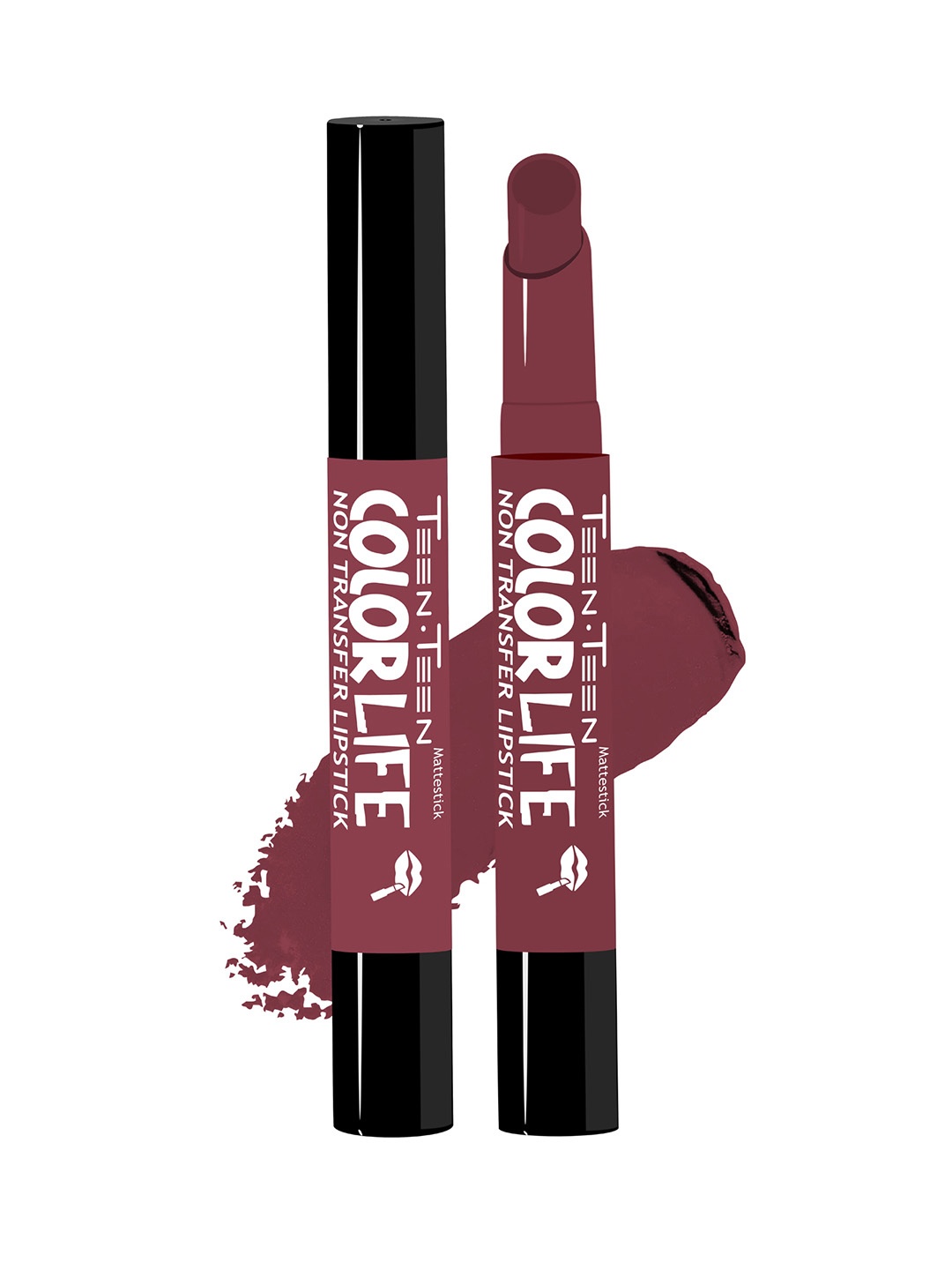TEEN TEEN COSMETICS Color Life Non Transfer Long Lasting Lipstick- 2 g- Carnation 30, Brown
TEEN TEEN COSMETICS Color Life Non Transfer Long Lasting Lipstick- 2 g- Carnation 30, Brown