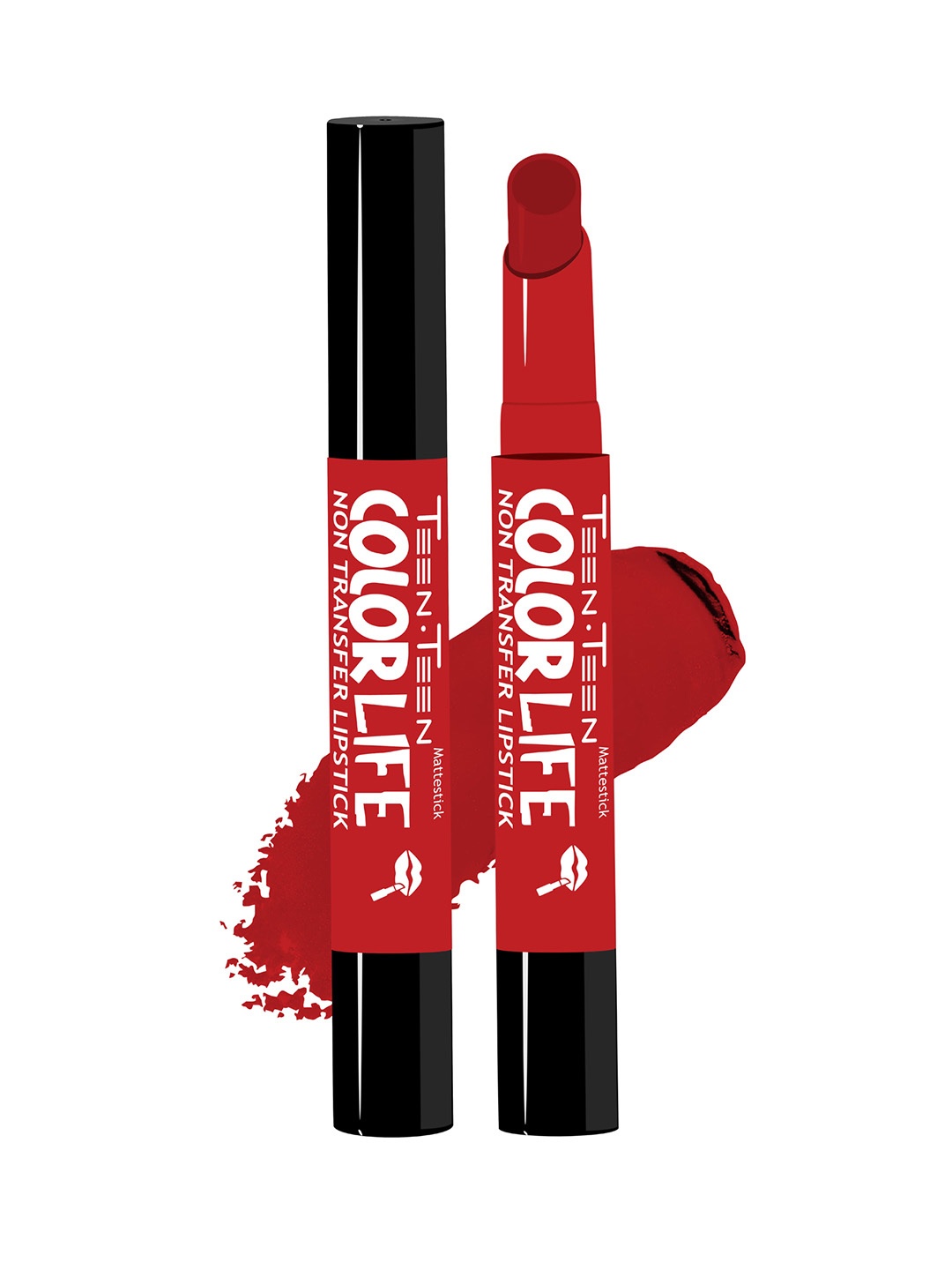 TEEN TEEN COSMETICS Color Life Long Lasting Matte Lipstick With Primer- 2g- Ruby-Red 16
TEEN TEEN COSMETICS Color Life Long Lasting Matte Lipstick With Primer- 2g- Ruby-Red 16
