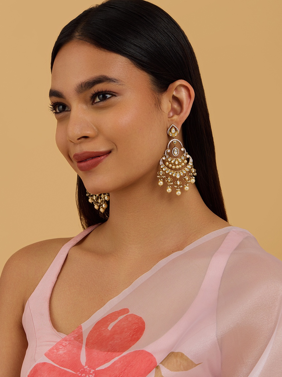 Kushal's Fashion Jewellery Stone Studded & Beaded Contemporary Drop Earrings, Gold
Kushal's Fashion Jewellery Stone Studded & Beaded Contemporary Drop Earrings, Gold