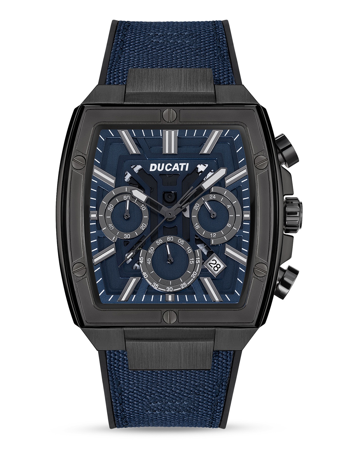 Ducati Men Printed Dial & Leather Bracelet Style Straps Analogue Watch DTWGO0001005, Blue
Ducati Men Printed Dial & Leather Bracelet Style Straps Analogue Watch DTWGO0001005, Blue
