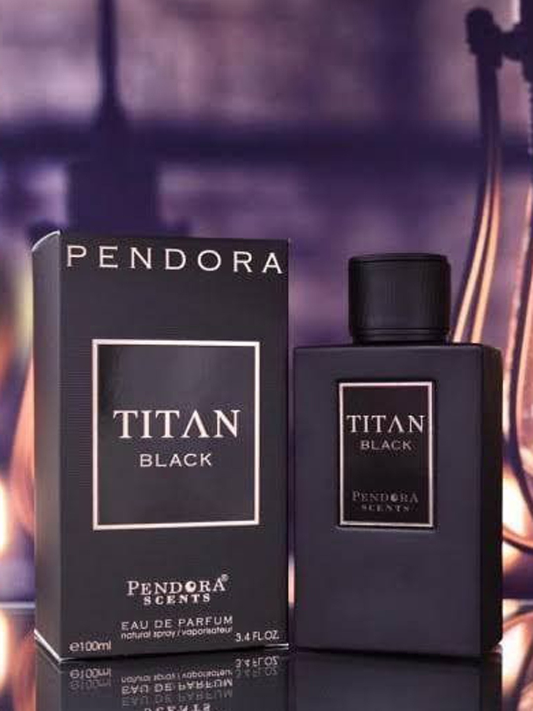 Paris Corner Perfumes Titan Black Pendora Scents Eau De Perfume - 100 ml, Transparent
Paris Corner Perfumes Titan Black Pendora Scents Eau De Perfume - 100 ml, Transparent