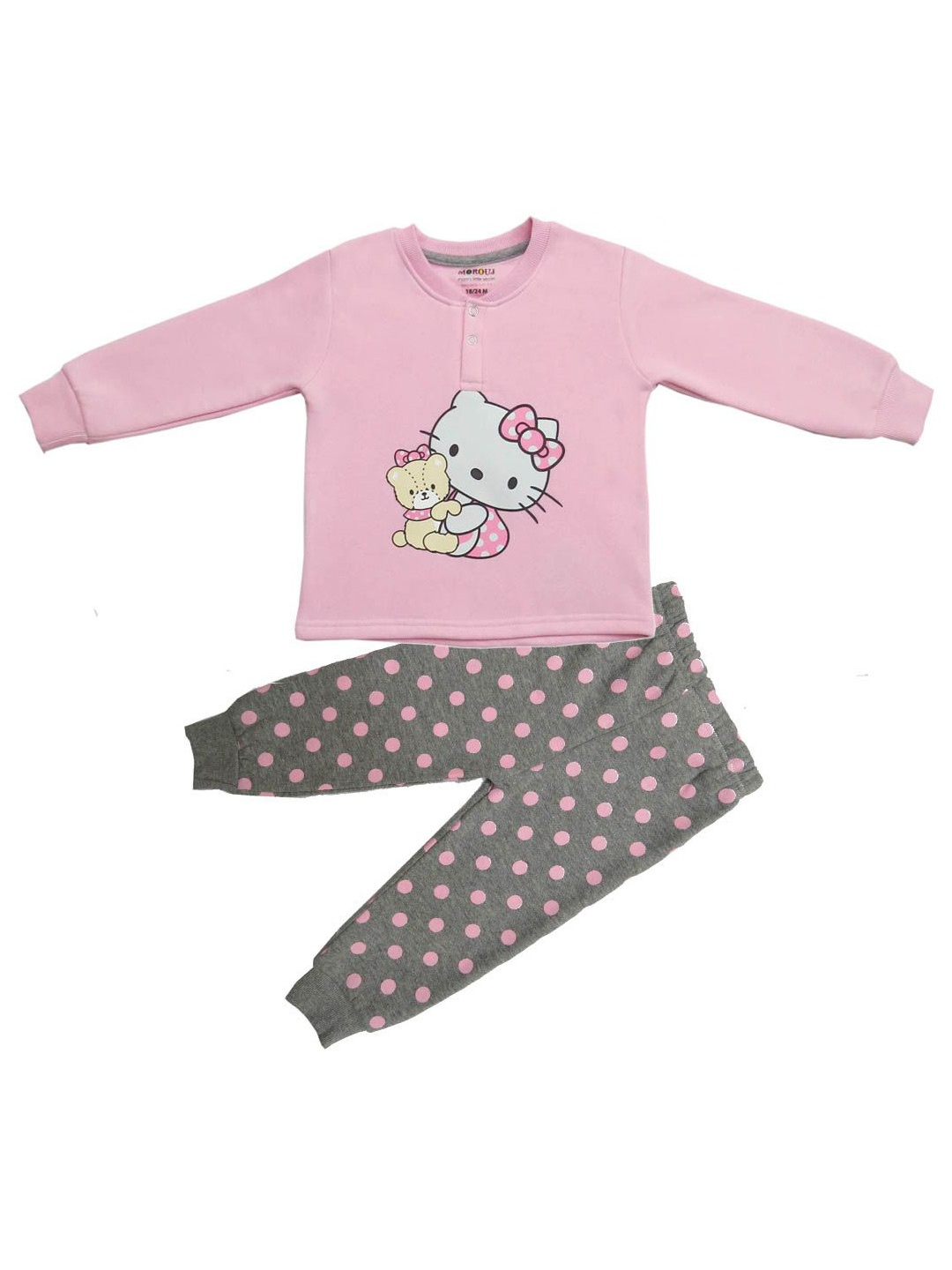 Clothe Funn Girls Printed Round Neck Long Sleeves Pure Cotton Sweatshirt With Jogger, Pink
Clothe Funn Girls Printed Round Neck Long Sleeves Pure Cotton Sweatshirt With Jogger, Pink