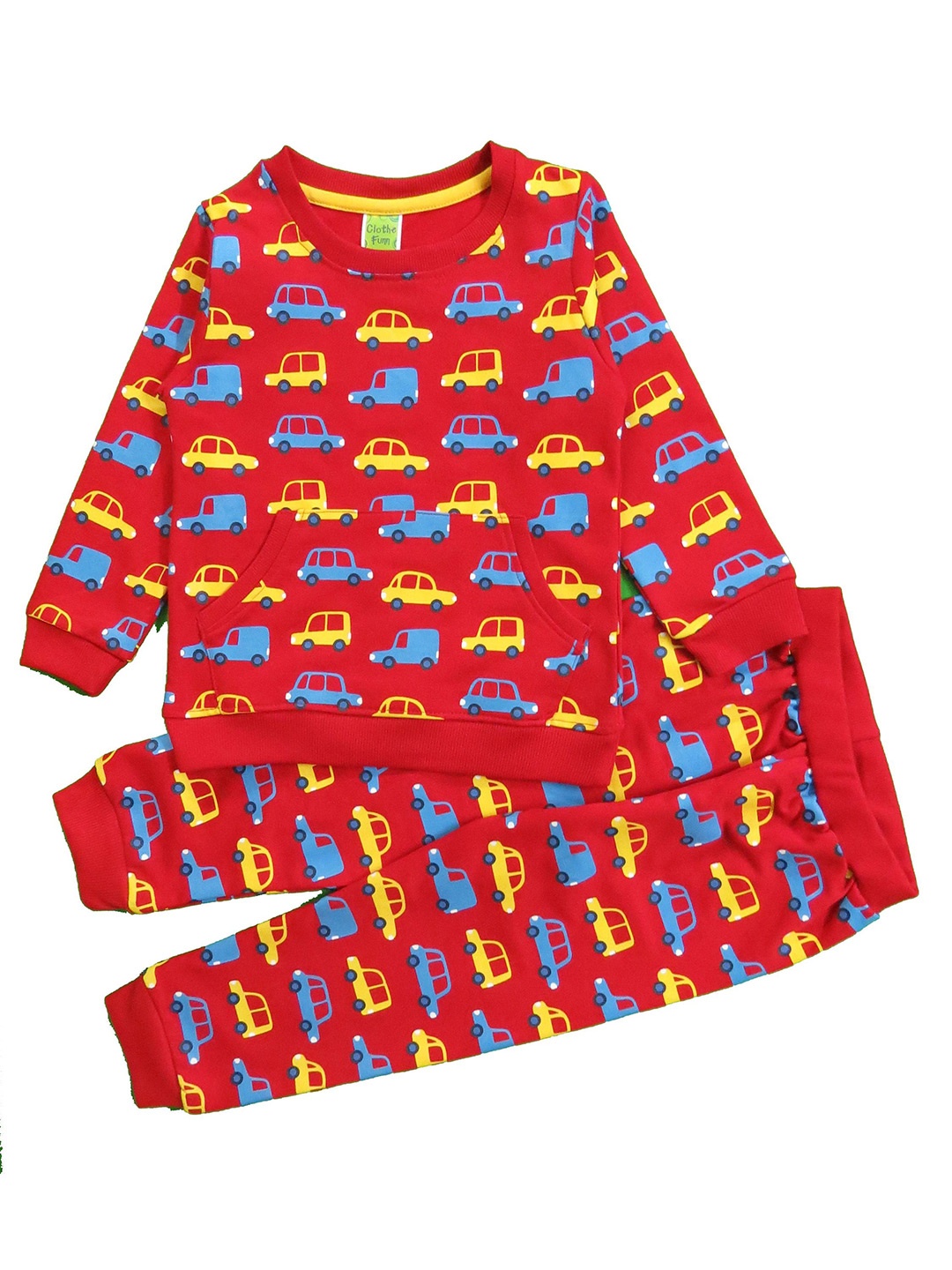 Clothe Funn Boys Printed Round Neck Long Sleeves Pure Cotton Sweatshirt With Jogger, Red
Clothe Funn Boys Printed Round Neck Long Sleeves Pure Cotton Sweatshirt With Jogger, Red