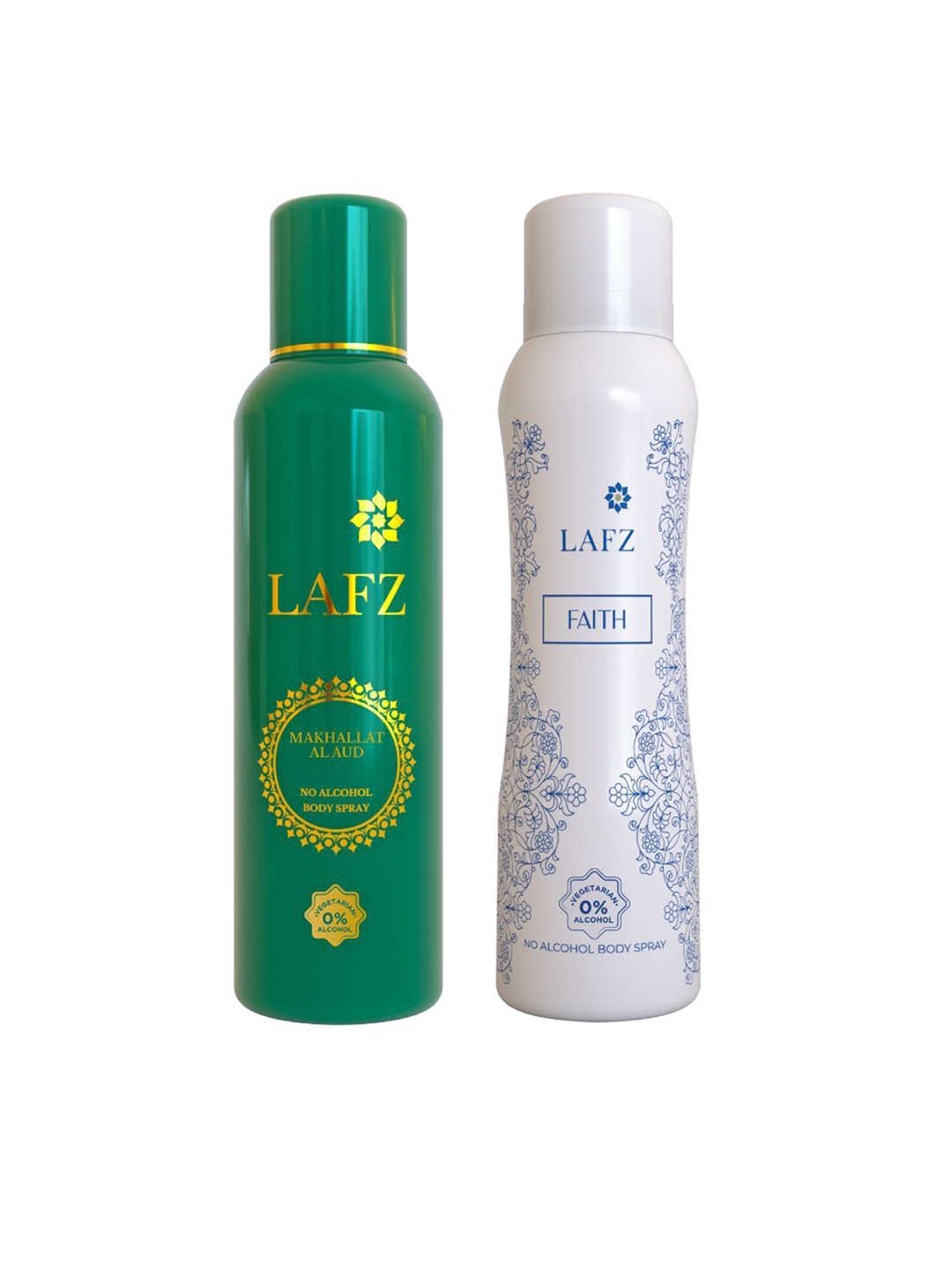 LAFZ Set of 2 Makhallat Al Aud & Faith No Alcohol Deodorant- 150 ml Each, Transparent
LAFZ Set of 2 Makhallat Al Aud & Faith No Alcohol Deodorant- 150 ml Each, Transparent