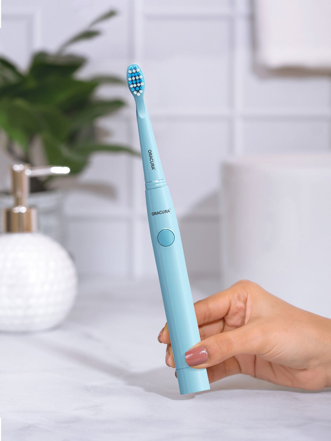 ORACURA SB100 Sonic Lite Electric Battery Operated Convenient & Portable Toothbrush- Blue
ORACURA SB100 Sonic Lite Electric Battery Operated Convenient & Portable Toothbrush- Blue