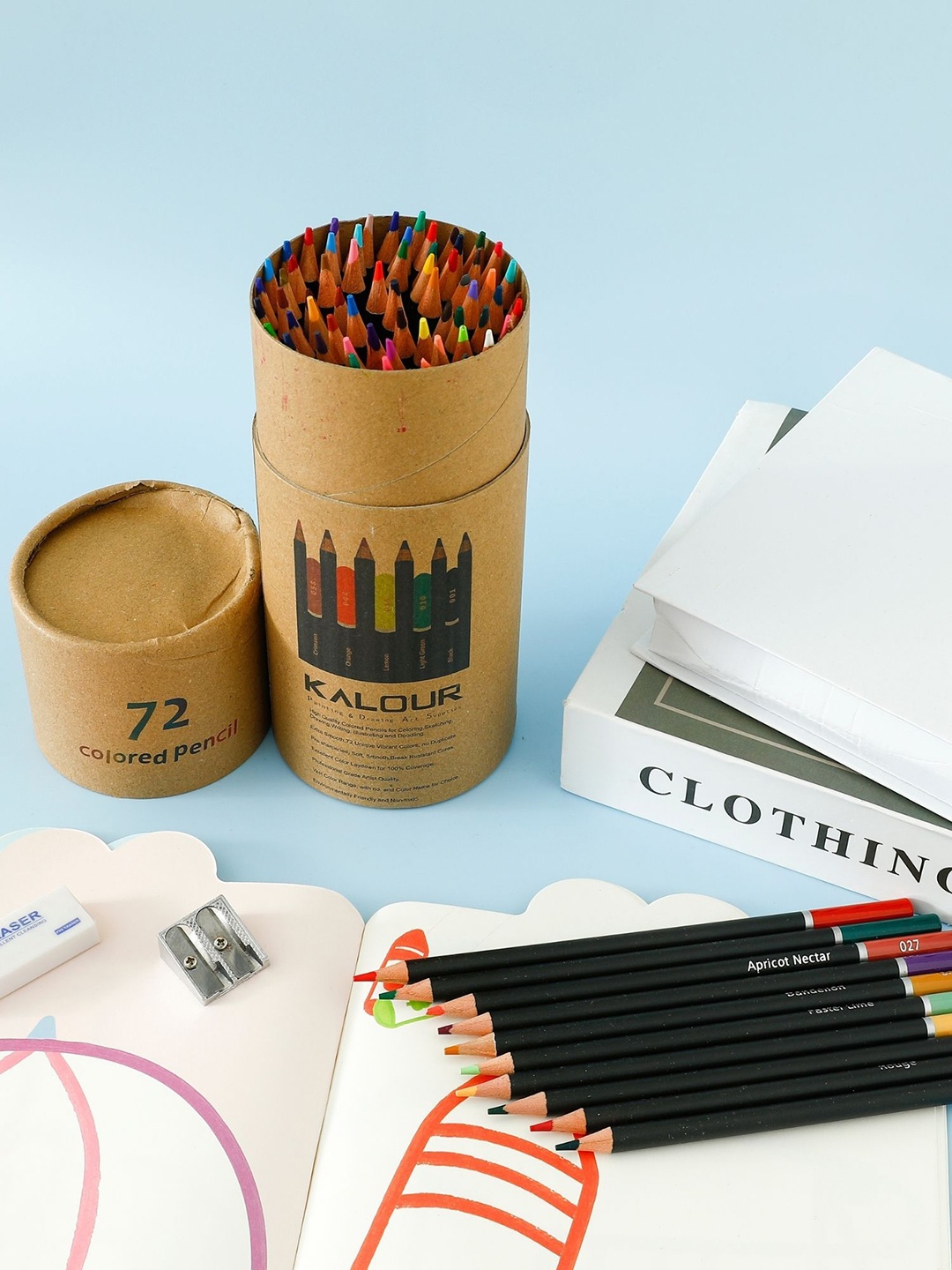 Tinker Squad 72 Pieces Professional Oil Color Pencils Kit Drawing Gift Set Stationery, Black
Tinker Squad 72 Pieces Professional Oil Color Pencils Kit Drawing Gift Set Stationery, Black