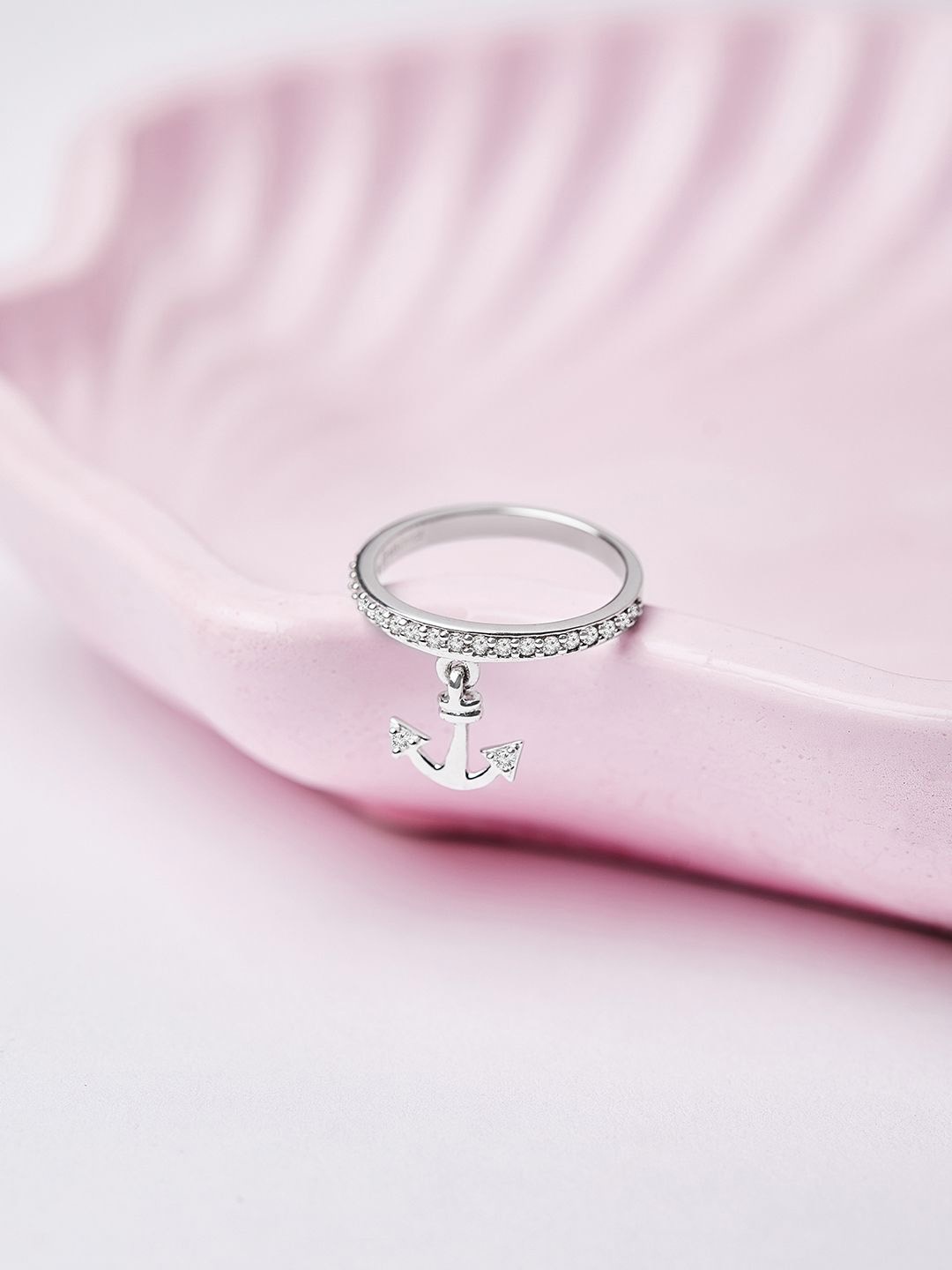 Mia by Tanishq 92.5 Sterling Silver Cubic Zirconia Studded Shiny Sailor Finger Ring
Mia by Tanishq 92.5 Sterling Silver Cubic Zirconia Studded Shiny Sailor Finger Ring