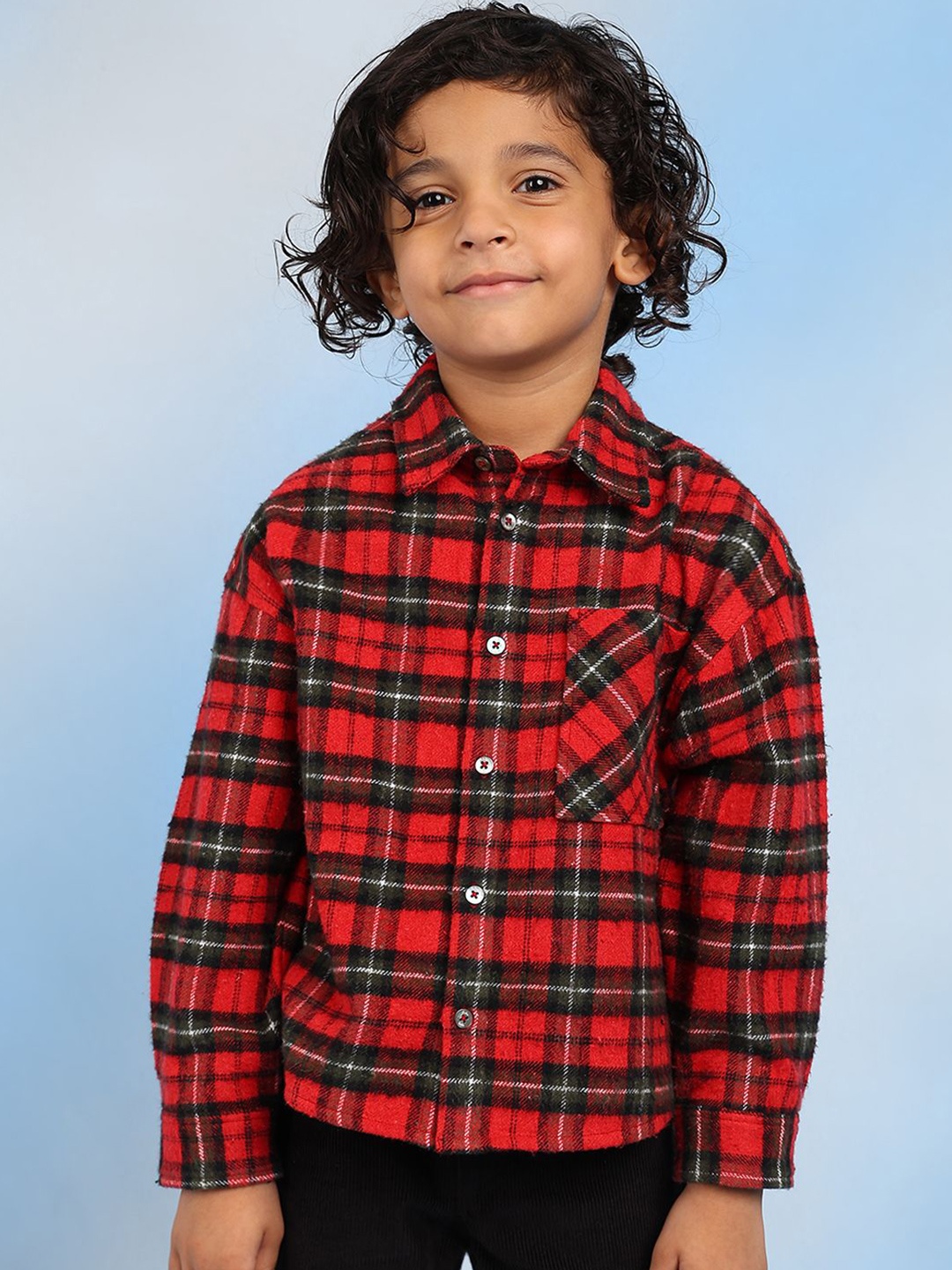 BAESD Boys Relaxed Spread Collar Tartan Checked Cotton Relaxed Fit Casual Shirt, Red
BAESD Boys Relaxed Spread Collar Tartan Checked Cotton Relaxed Fit Casual Shirt, Red